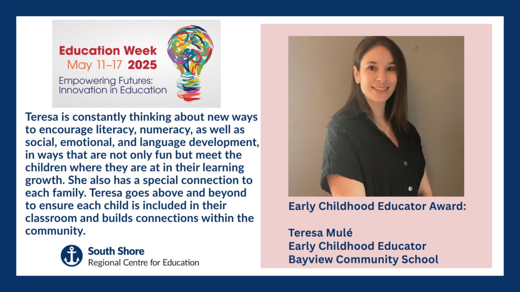 Teresa Mule, Bayview Community School