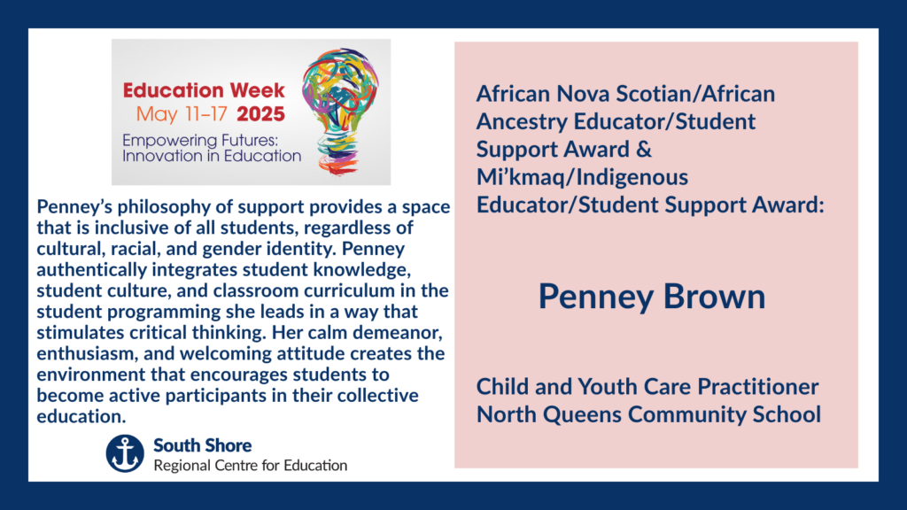 Penny Brown, North Queens Community School.